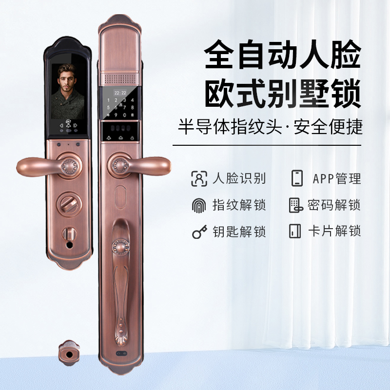 RFTC-9L5-R 全自动滑盖人脸识别锁