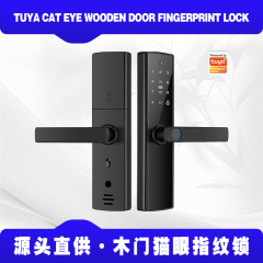 RFTC-木门猫眼锁半自动指纹锁涂鸦WiFi远程开锁