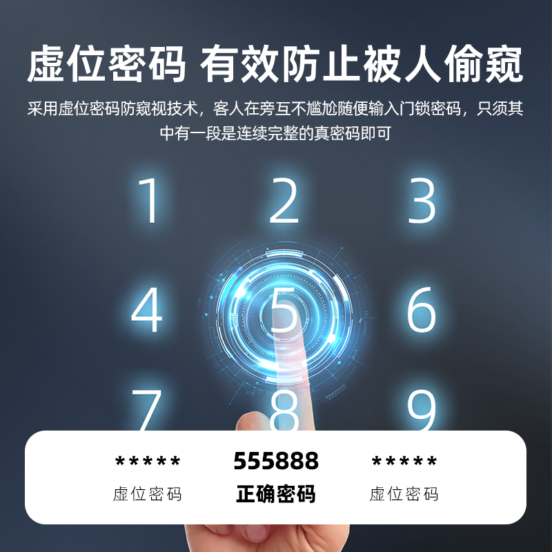 RFTC-木门涂鸦WiFi远程开锁外贸出口室内锁半自动指纹智能锁