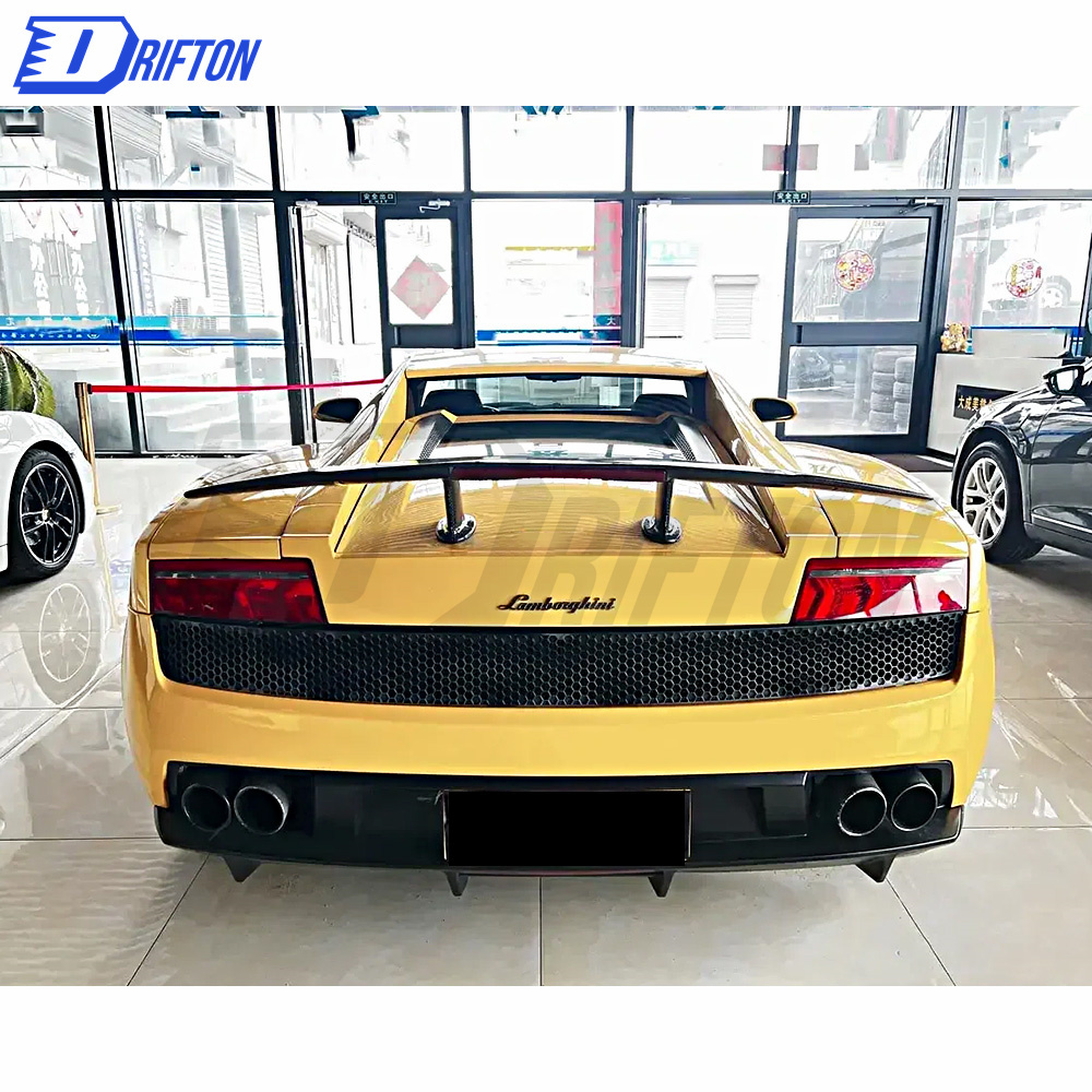 S Style Carbon Fiber Rear Spoiler For Lamborghini Gallardo LP550 LP560 LP570 2008-2014