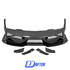 Super Trofeo Race Style Half Carbon Fiber Front Bumper For Lamborghini Gallardo LP550 LP560 LP570 2008-2014