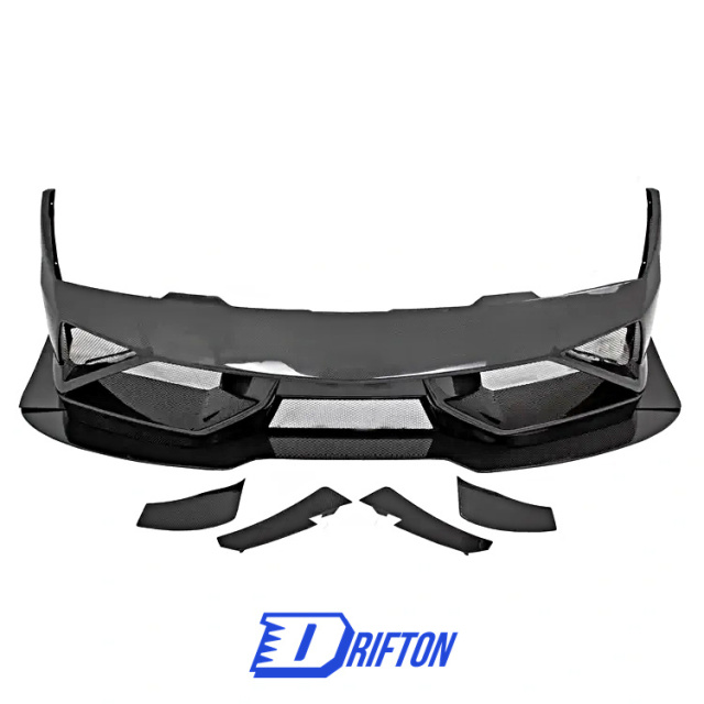 Super Trofeo Race Style Half Carbon Fiber Front Bumper For Lamborghini Gallardo LP550 LP560 LP570 2008-2014