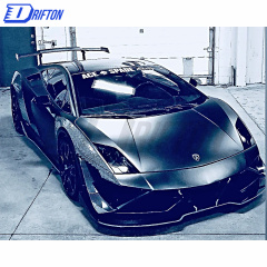 Super Trofeo Race Style Half Carbon Fiber Front Bumper For Lamborghini Gallardo LP550 LP560 LP570 2008-2014