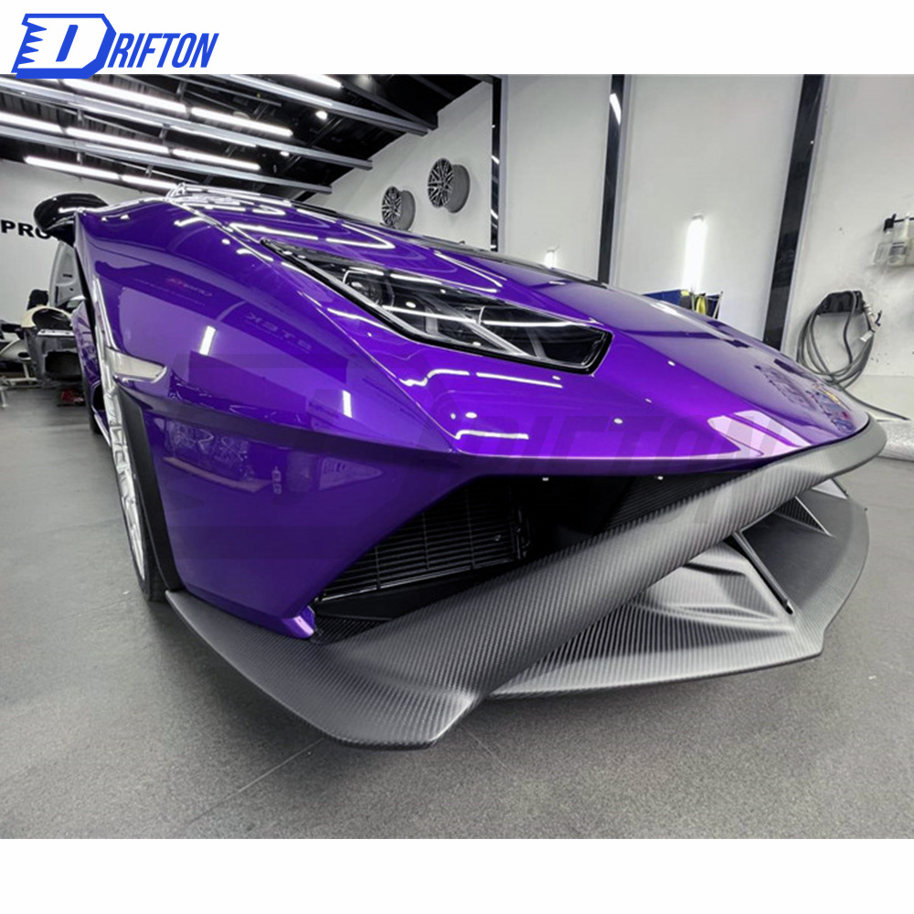 Dry Carbon Fiber Front Lip (top part ) For Lamborghini Huracan STO