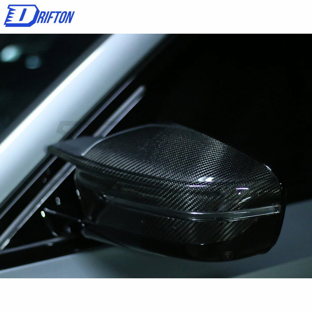 ABS + Carbon Fiber Mirror Cover (replacement) For BMW G80 M3 G82 M4 2021