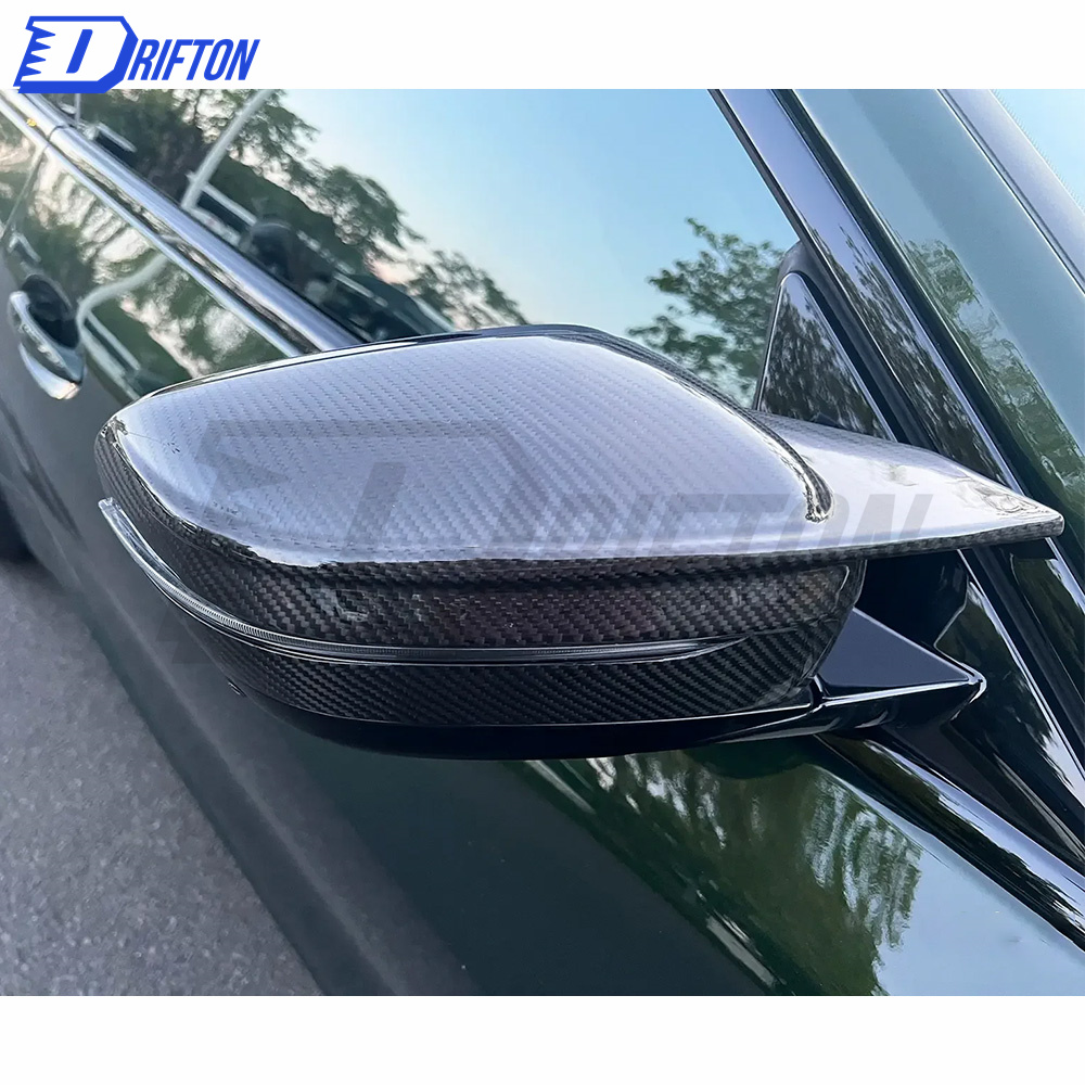 ABS + Carbon Fiber Mirror Cover (replacement) For BMW G80 M3 G82 M4 2021