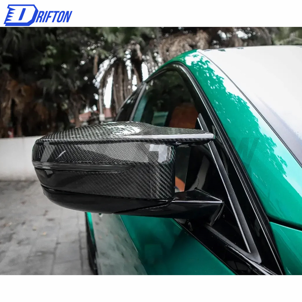 ABS + Carbon Fiber Mirror Cover (replacement) For BMW G80 M3 G82 M4 2021