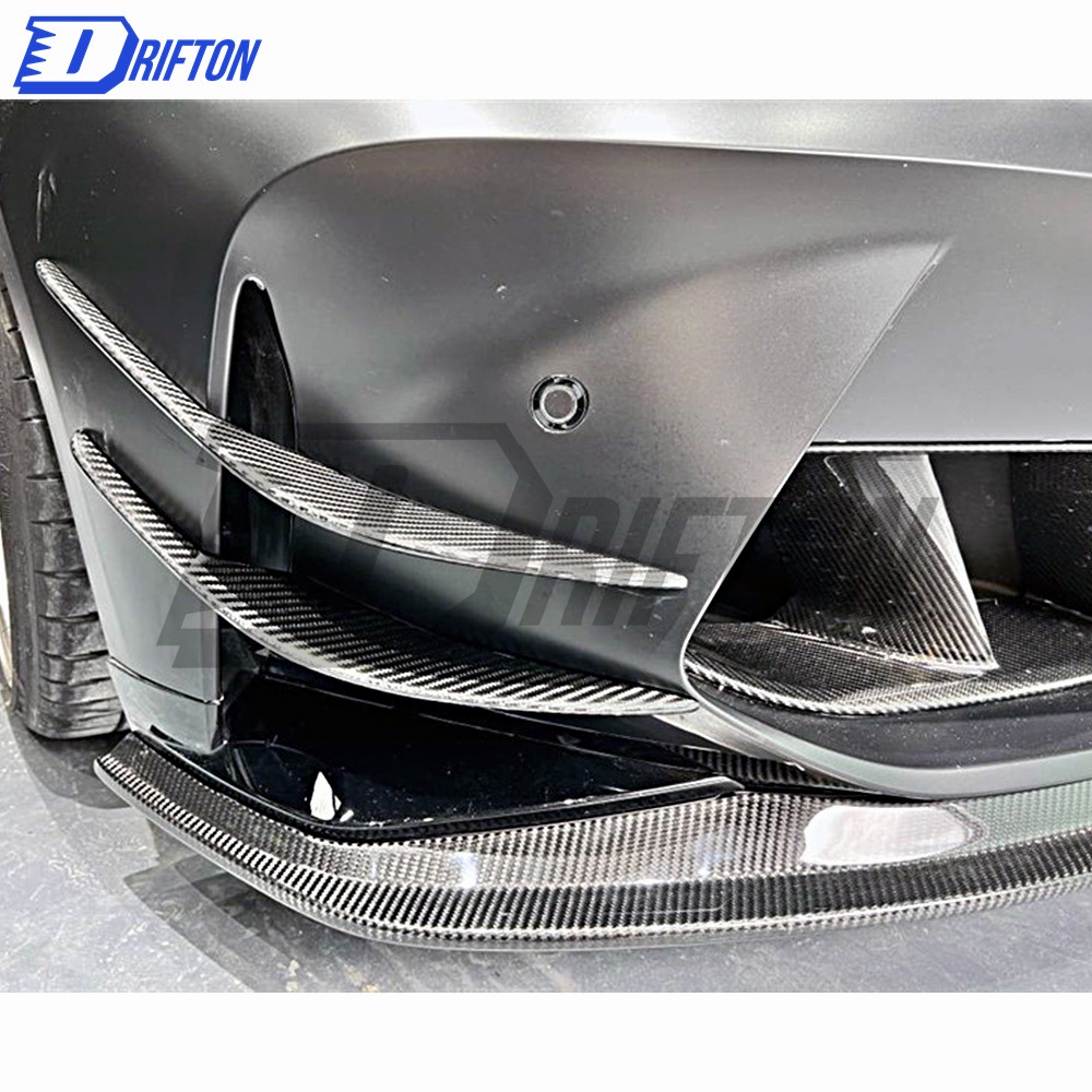 AC Style Dry Carbon Fiber Front Lip For BMW G80 M3 G82 M4 2020-2024