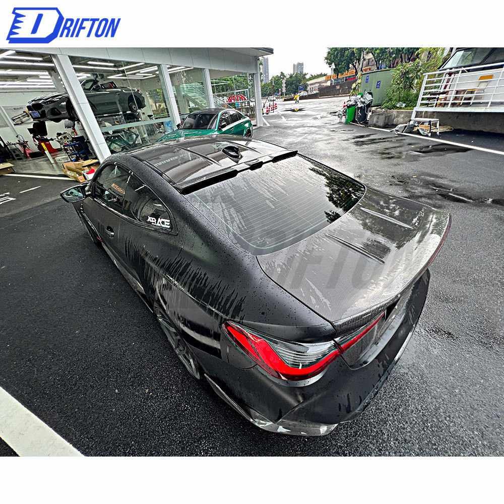 CSL Style Dry Carbon Fiber Roof Spoiler For BMW G80 M3 G82 M4 2020-2021