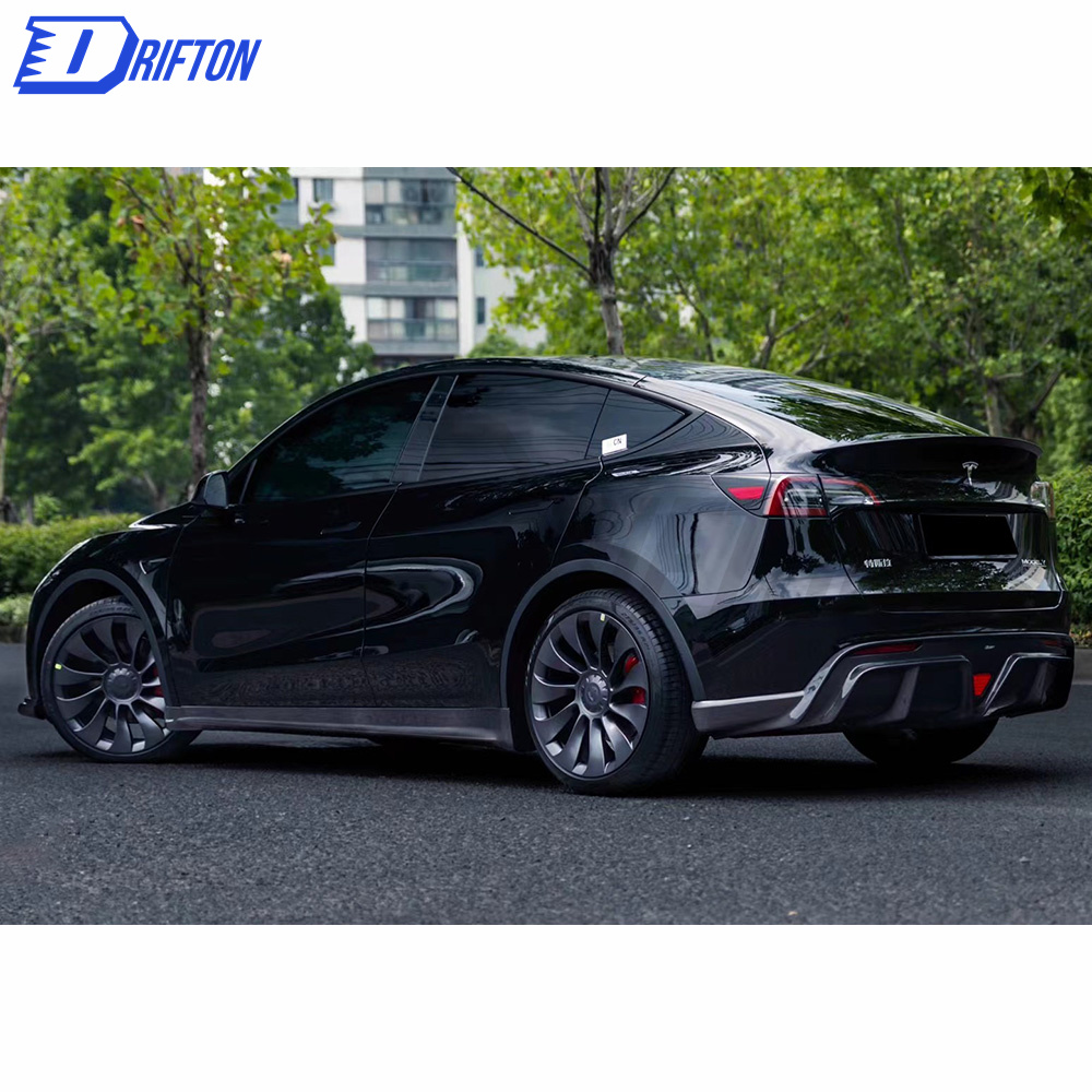 CMST Style Carbon Fiber Front Lip For Tesla Model Y 2020-2021