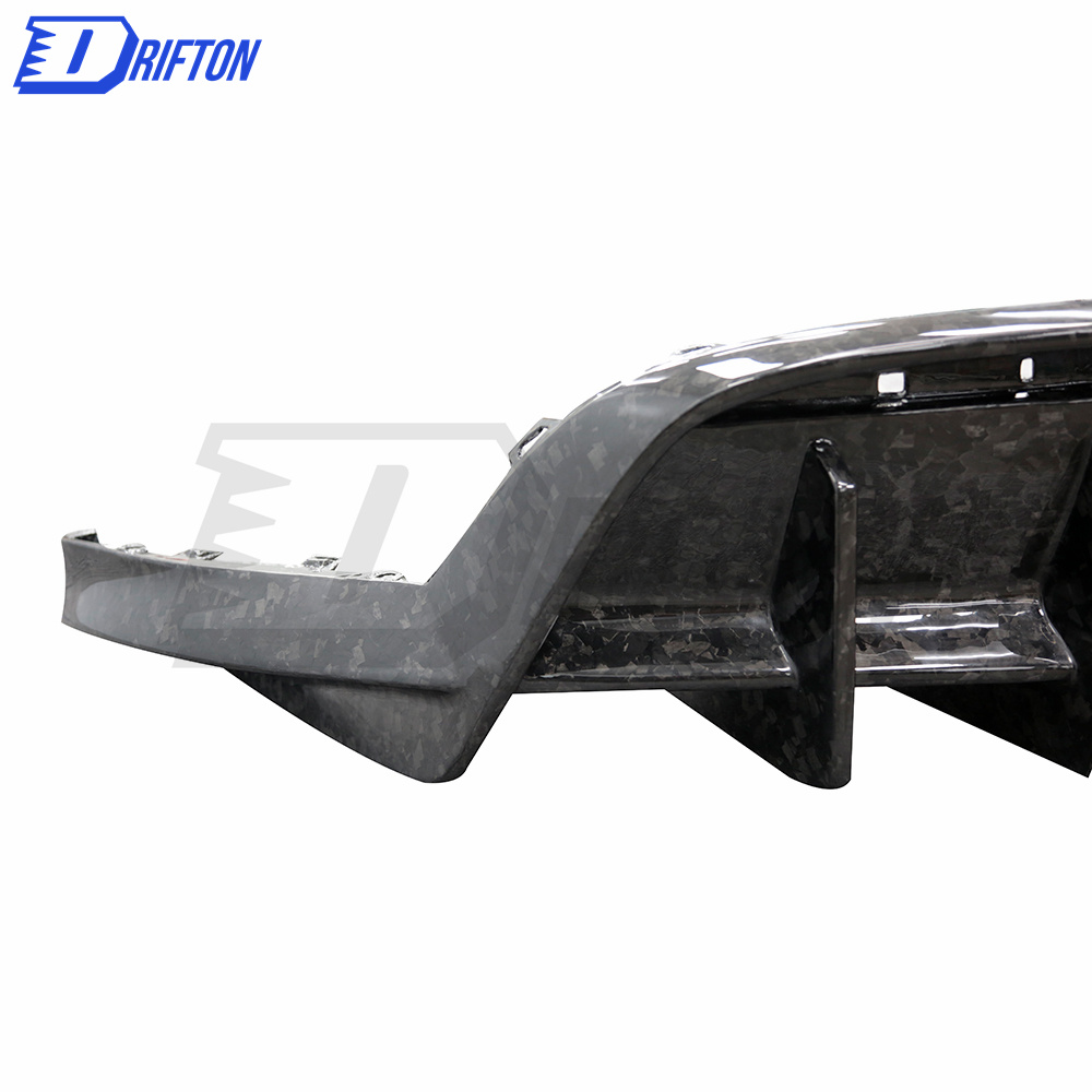 MIW Style Forged Dry Carbon Fiber Rear Diffuser For Tesla Model Y 2020-2021
