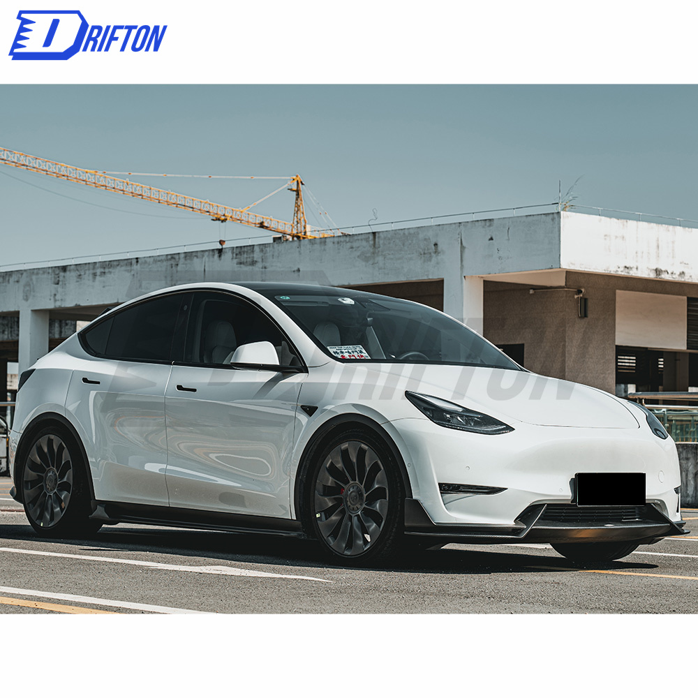 MIW Style Forged Dry Carbon Fiber Rear Diffuser For Tesla Model Y 2020-2021