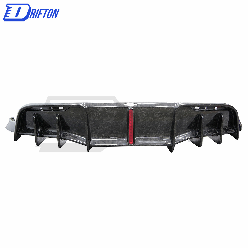 MIW Style Forged Dry Carbon Fiber Rear Diffuser For Tesla Model Y 2020-2021
