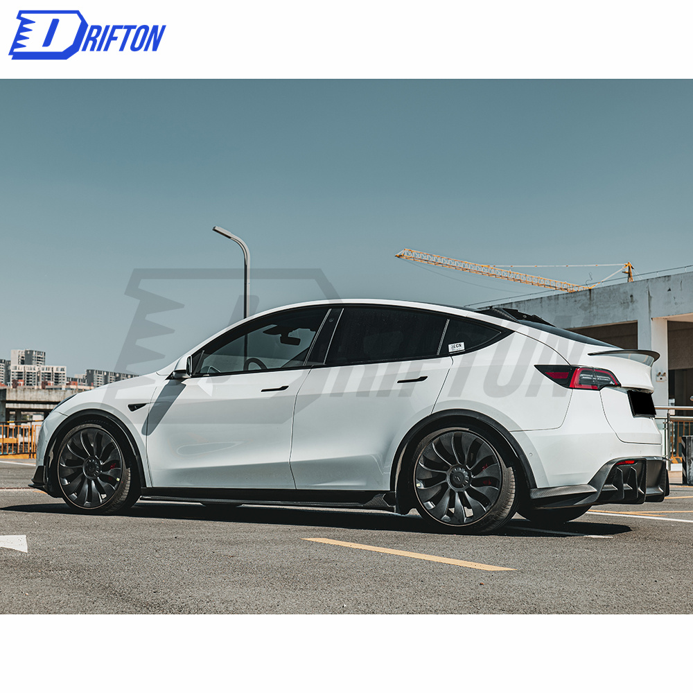MIW Style Forged Dry Carbon Fiber Rear Diffuser For Tesla Model Y 2020-2021