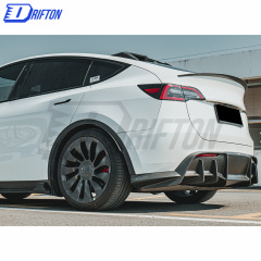 MIW Style Forged Dry Carbon Fiber Roof Spoiler For Tesla Model Y 2020-2021