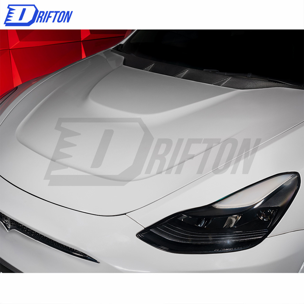 SD Style Dry Carbon Fiber Hood For Tesla Model Y 2020-2021