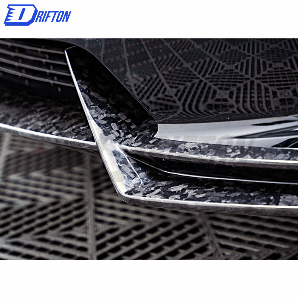 MIW Style Forged Dry Carbon Fiber Front Lip For Tesla Model Y 2020-2021