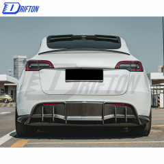 MIW Style Forged Dry Carbon Fiber Roof Spoiler For Tesla Model Y 2020-2021