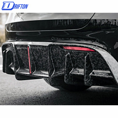 MIW Style Forged Dry Carbon Fiber Rear Diffuser For Tesla Model Y 2020-2021