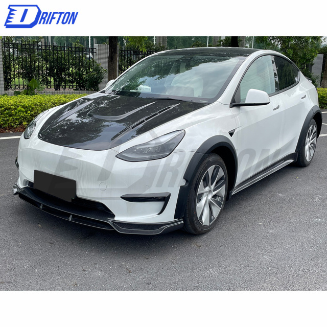 CMST Style Carbon Fiber Hood For Tesla Model Y 2020-2021