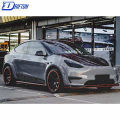 CMST Style Carbon Fiber Front Lip For Tesla Model Y 2020-2021