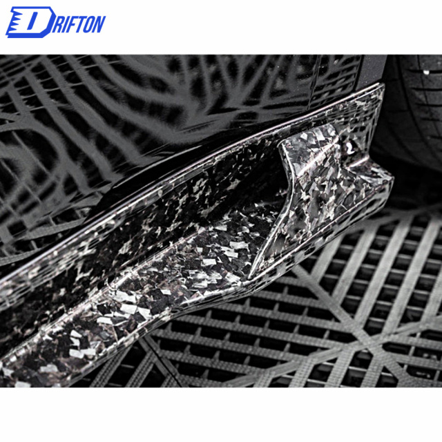 MIW Style Forged Dry Carbon Fiber Side Skirt For Tesla Model Y 2020-2021