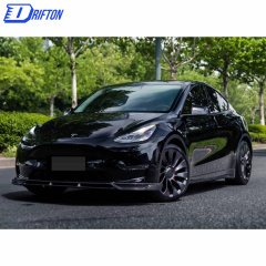 CMST Style Carbon Fiber Front Lip For Tesla Model Y 2020-2021