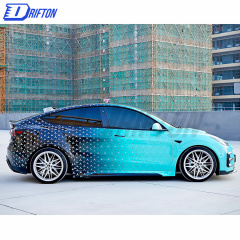 SD Style Dry Carbon Fiber Fender Flare Trim For Tesla Model Y 2020-2021