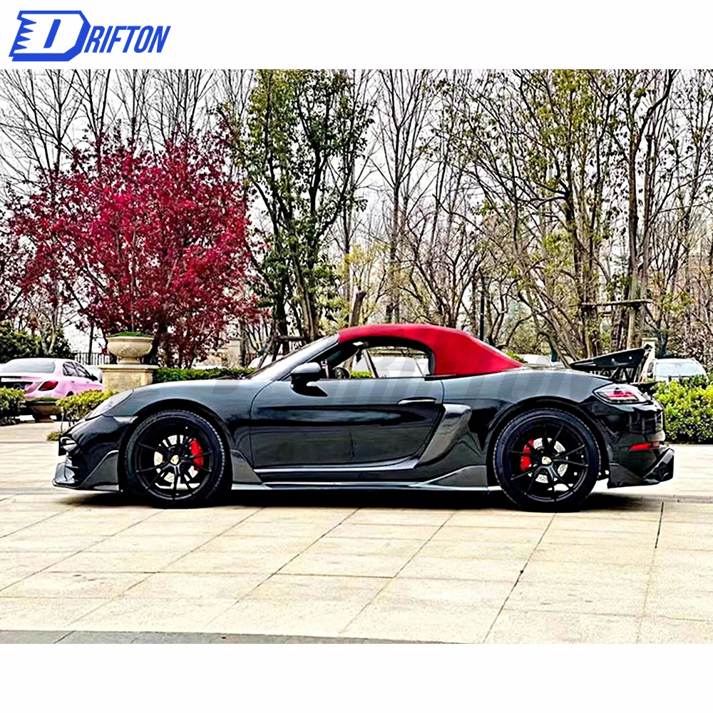 Carbon Fiber Rear Diffuser For Porsche 718 Cayman Boxster 2016-2020