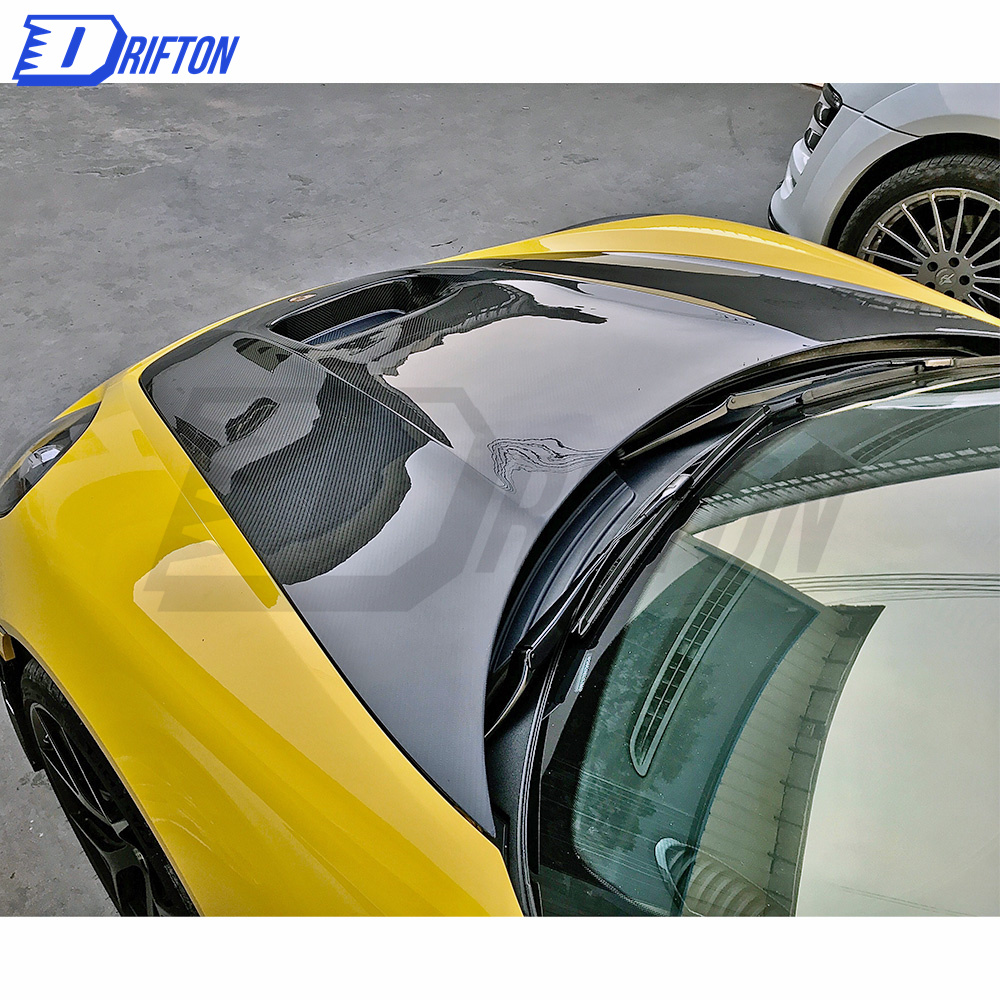 OKing Style Dry Carbon Fiber Hood For Porsche 718 Cayman Boxster 2016-2019