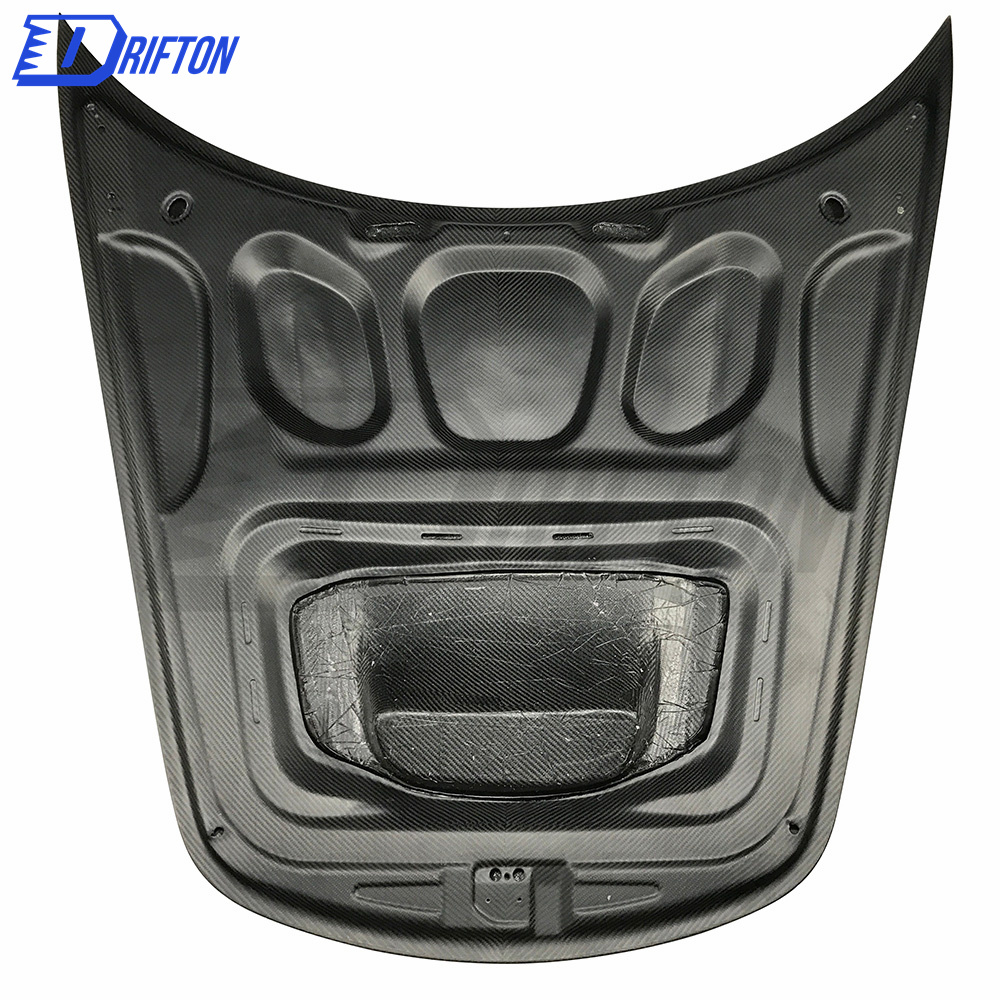 OKing Style Dry Carbon Fiber Hood For Porsche 718 Cayman Boxster 2016-2019
