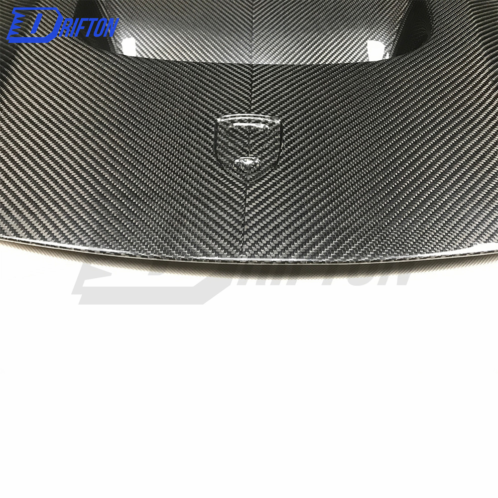 OKing Style Dry Carbon Fiber Hood For Porsche 718 Cayman Boxster 2016-2019