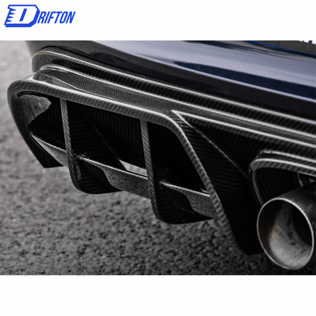Paktechz Style Dry Carbon Fiber Rear Diffuser For Porsche Boxster Cayman 718 2016-2020