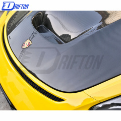 OKing Style Dry Carbon Fiber Hood For Porsche 718 Cayman Boxster 2016-2019