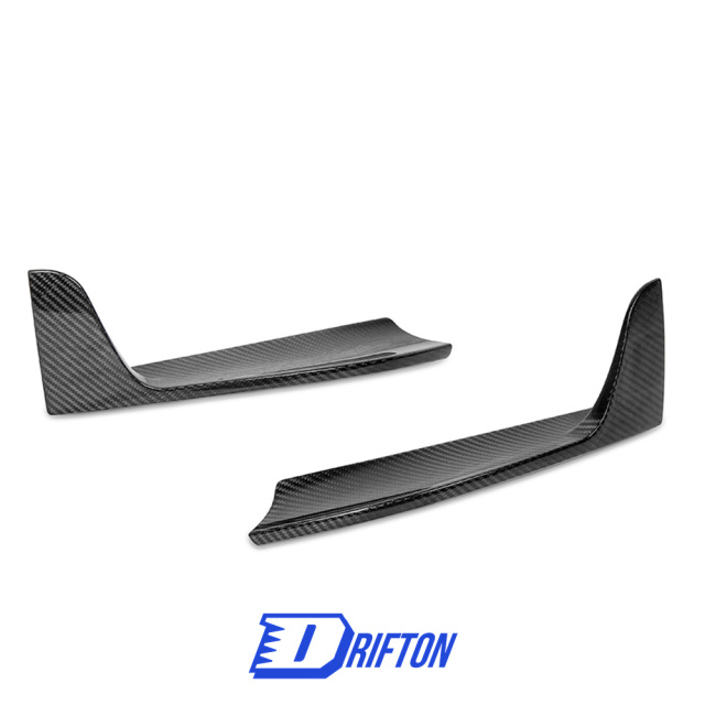 Paktechz Style Dry Carbon Fiber Rear Bumper Canards For Porsche Boxster Cayman 718 2016-2020