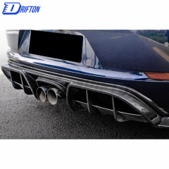 Paktechz Style Dry Carbon Fiber Rear Diffuser For Porsche Boxster Cayman 718 2016-2020
