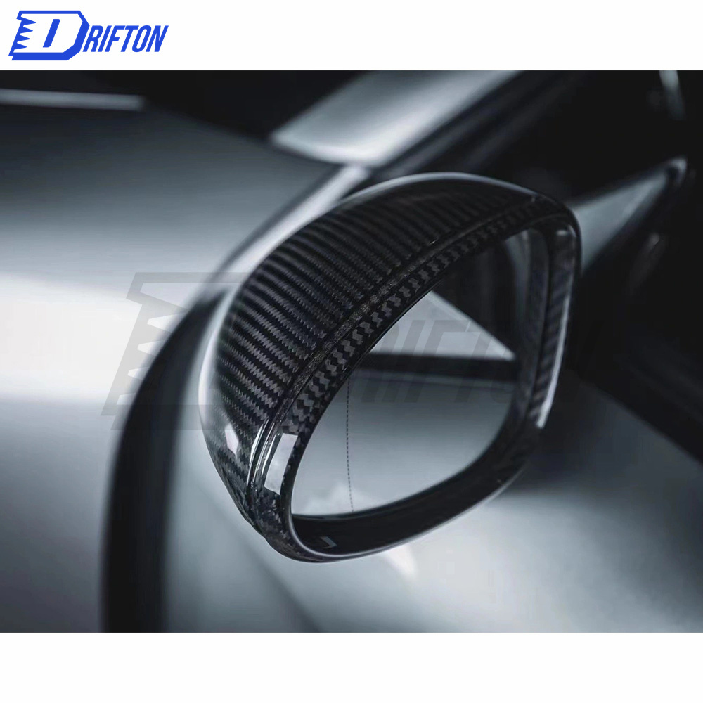 Dry Carbon Fiber Mirror Cap (replacement) LHD For Porsche 718 Cayman Boxster 2016-2020