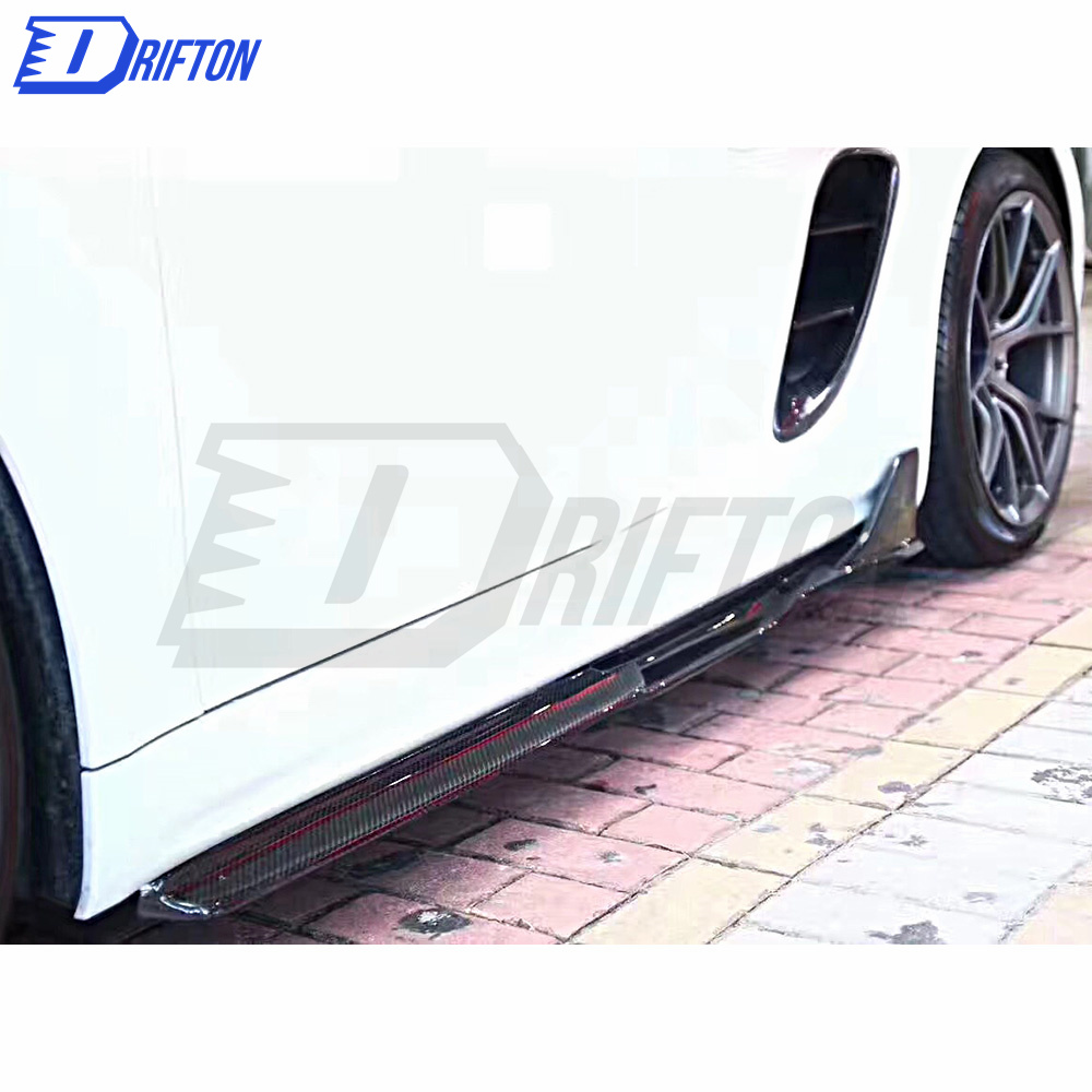 ARMA Style Carbon Fiber (Cfrp) Side Skirt For Porsche 718 Cayman Boxster 2016-2020