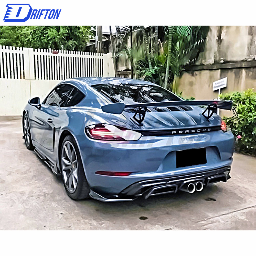 ARMA Style Carbon Fiber (Cfrp) Side Skirt For Porsche 718 Cayman Boxster 2016-2020