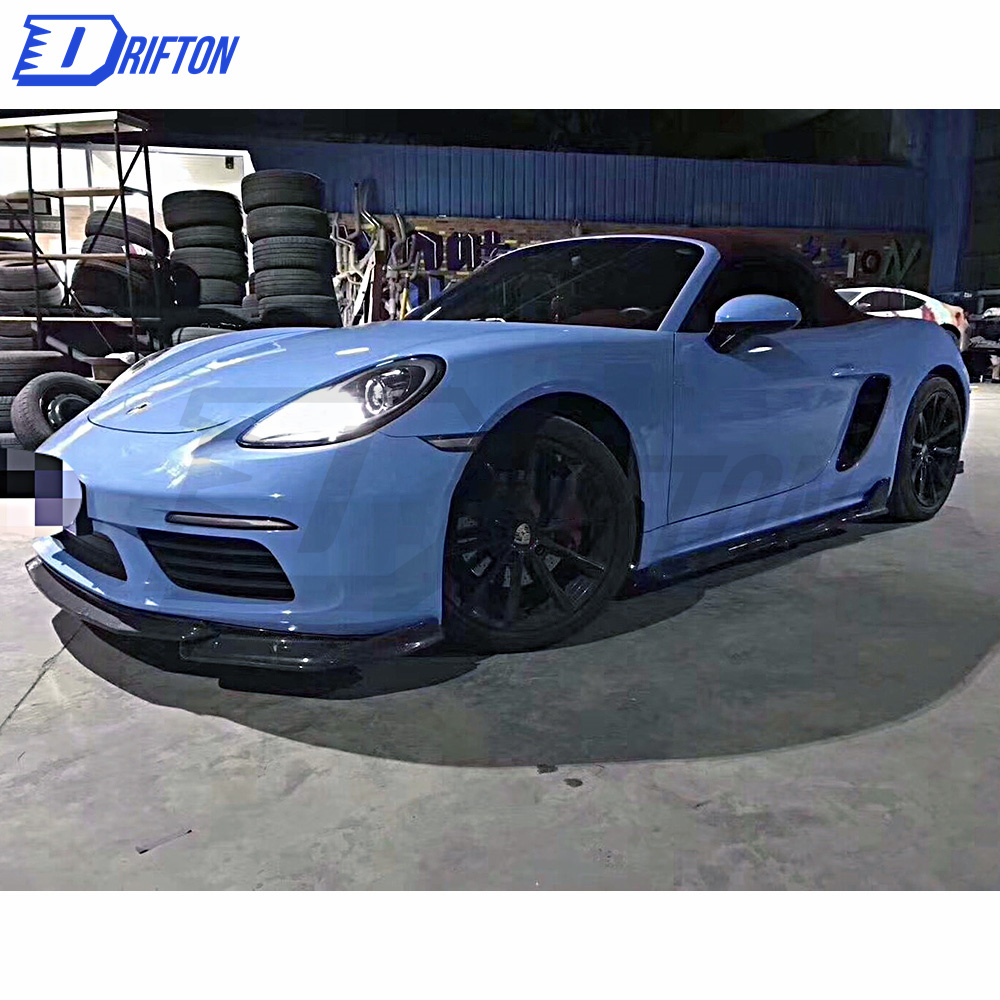 ARMA Style Carbon Fiber (Cfrp) Side Skirt For Porsche 718 Cayman Boxster 2016-2020