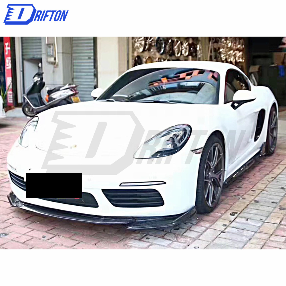 ARMA Style Carbon Fiber (Cfrp) Side Skirt For Porsche 718 Cayman Boxster 2016-2020
