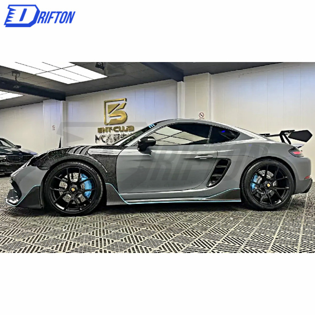 PD Style Half Carbon Fiber Body Kit For Porsche 718 Cayman Boxster 2016-2020