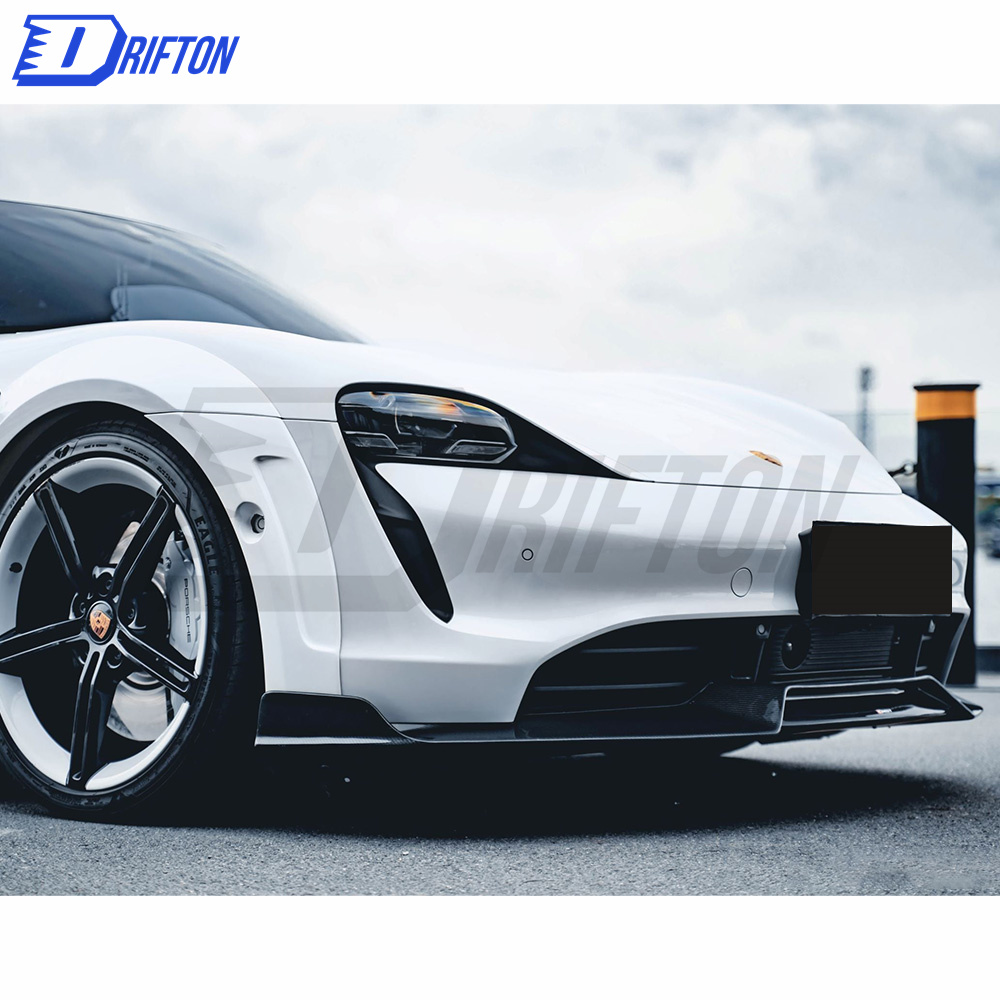 CMST Style Carbon Fiber Fender Trims For Porsche Taycan Turbo 2019-2020