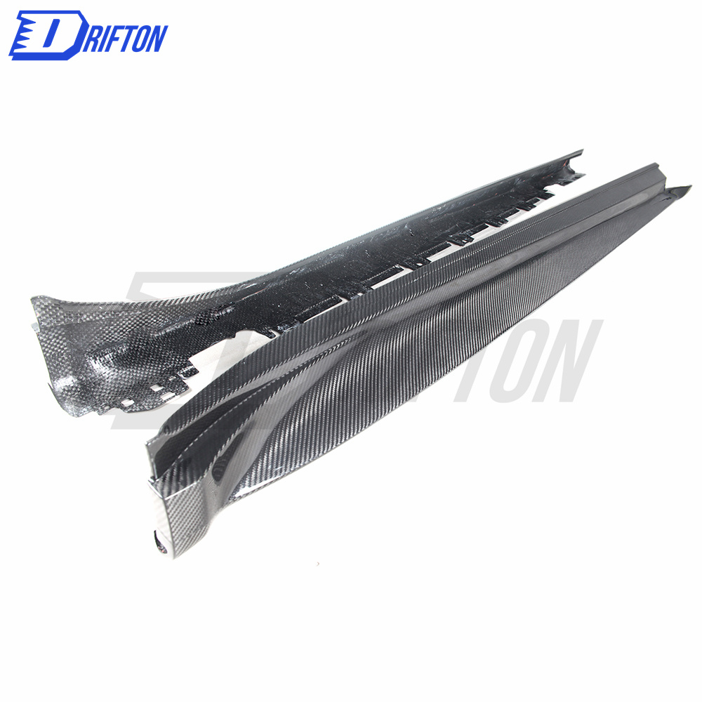 OD Style Dry Carbon Fiber Side Skirt For Porsche Taycan 2019-2020