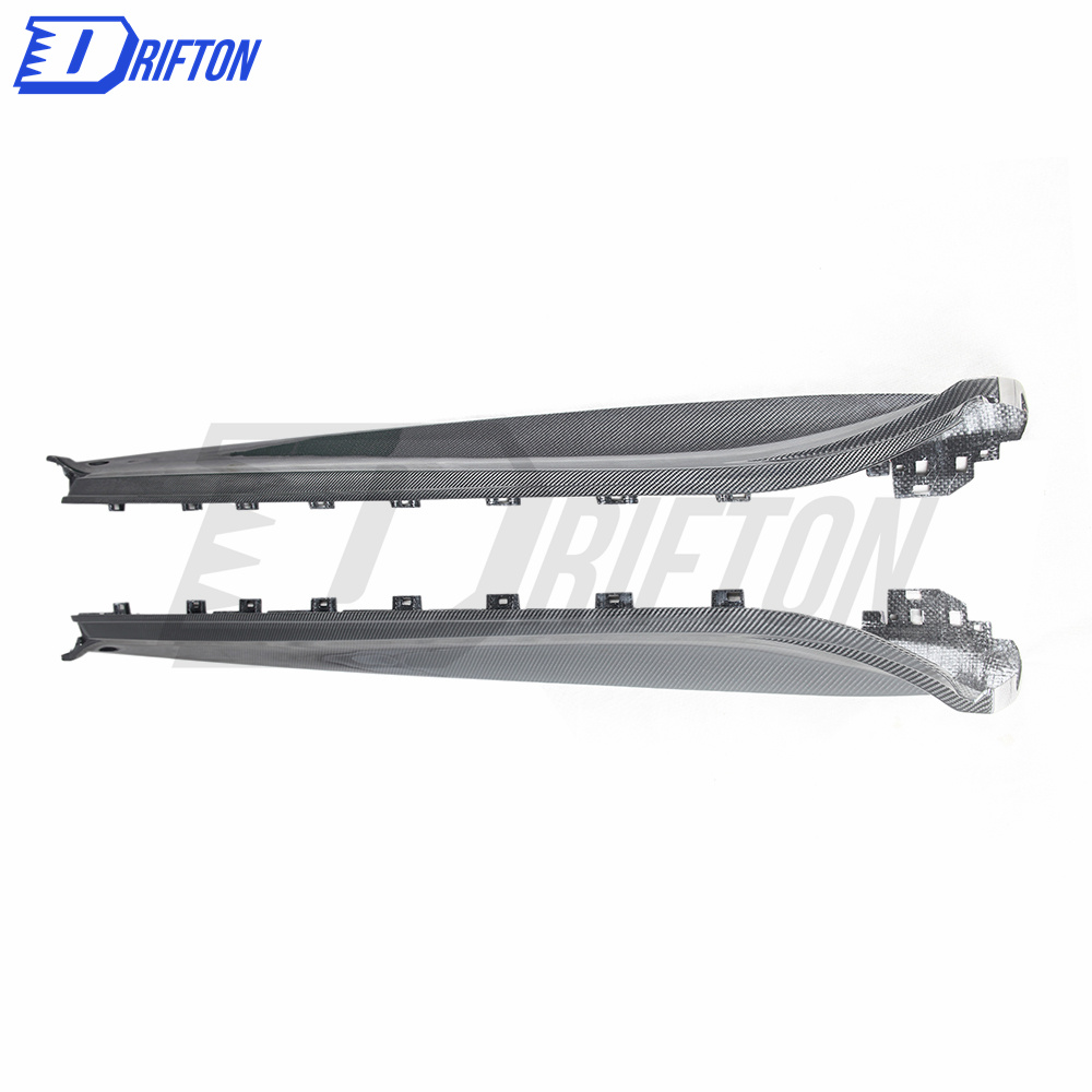OD Style Dry Carbon Fiber Side Skirt For Porsche Taycan 2019-2020