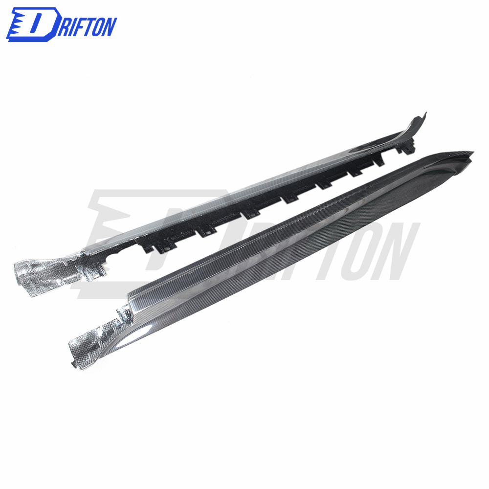 OD Style Dry Carbon Fiber Side Skirt For Porsche Taycan 2019-2020