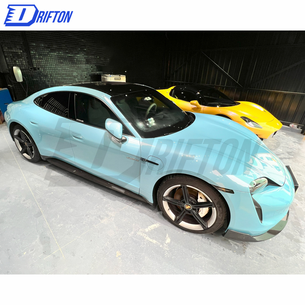 OD Style Dry Carbon Fiber Side Skirt For Porsche Taycan 2019-2020