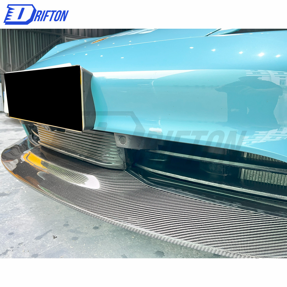 OD Style Dry Carbon Fiber Front Lip For Porsche Taycan 2019-2020