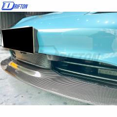 OD Style Dry Carbon Fiber Front Lip For Porsche Taycan 2019-2020