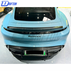 OD Style Dry Carbon Fiber Rear Diffuser For Porsche Taycan 2019-2020